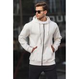 Madmext 6140 Ekru Erkek Sweatshirt