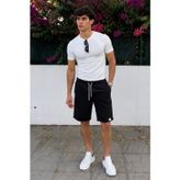 Madmext 6501 Siyah Basic Erkek Şort