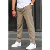 Madmext 6513 Paraşüt Kumaş Haki Erkek Pantolon