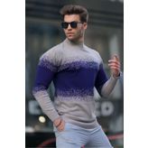Madmext 6845 Vizon Erkek Kazak