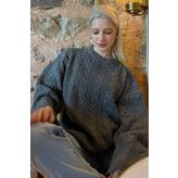Madmext Antrasit Bisiklet Yaka Örme Triko Kazak MG2009