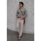 Madmext Bej Regular Fit Erkek Pantolon E6574