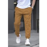 Madmext Camel Relaxed Jogger Pantolon 6853