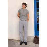 Madmext Gri Regular Fit Erkek Pantolon E6574