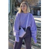 Madmext MG1304 Kadın Mad Girls Lila Kazak