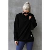 Madmext MG1686 Siyah Kadın Sweatshirt