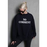 Madmext MG1902 Siyah Kadın Sweatshirt
