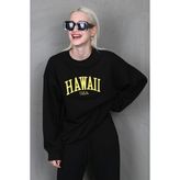 Madmext MG1922 Siyah Kadın Sweatshirt
