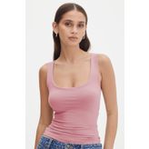 Madmext Pembe Kalın Askılı Kadın Bluz MG1998