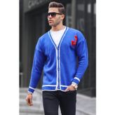 Madmext Saks Erkek Triko Hırka 6314