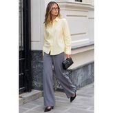Madmext Sarı Basic Kadın Gömlek MG2355 - XL