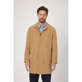 Madrid Erkek Camel Klasik Yaka Pamuk Karışımlı Trençkot Regular Fit - 48