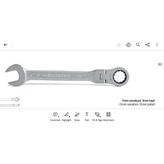 Mafsallı Cırcır Kombine Anahtar 16MM