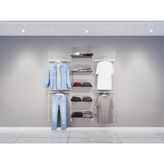 Mağaza Raf Sistemi Askılık Butik Rafı Stand Giyinme Odası 180*200 - Beyaz