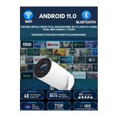 Magcubic Taşınabilir Projektör Projeksiyon 1280 * 720p Ev Sineması Bluetooth Android 11 Wifi