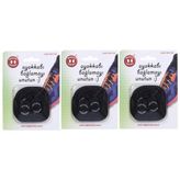 Magic Locks Akıllı Ayakkabı Bağcığı Yuvarlak 3'lü - Siyah