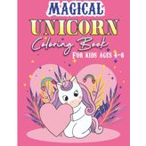 Magical unicorn coloring book