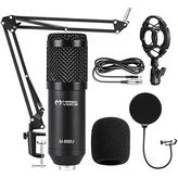 Magicvoice M-800U, Profesyonel Kondanser Yayıncı Mikrofonu, Ses Kaydı, Podcasting, YouTube, Karaoke, Oyun Akışı, (+48V Phantom Power Uyumlu)
