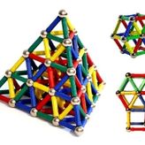 Magnastix 74 Parça Manyetik Lego Seti