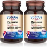Magnesium Complex Bisglycinate Sitrat Malat 200 Mg 60 Tablets (2 Paketi) - --