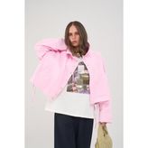 Mai Liora Düğmeli Pembe Bomber Ceket - M - L