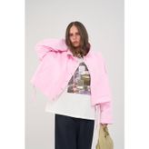 MAI STUDIOS CO. Liora Düğmeli Pembe Bomber Ceket