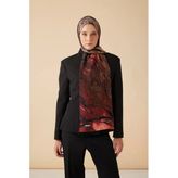 Maisa Nefes Krep İpek Şal 70*190 Cm - Bordo 5672
