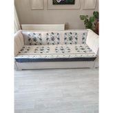 Maison Aura Koltuk Örtüsü Süngerli Wellsoft Desenli Kaymaz Tabanlı Modern Tasarım - 170 x 210 cm - Siyah