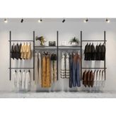 Maison Luré Askılık Mağaza Askılık Sistemi, Raf Sistemi, Butik Rafı, Mağaza Stand, Giyinme Odas