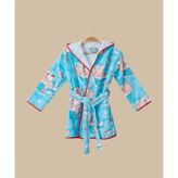 Maisonette Bubblebear Bornoz 4-6 Blue-Mavı - Mavi