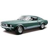 Maisto 1967 Mustang Fastback 1:18 Yeşil Model Araç