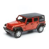 Maisto MAY-32523-3 2015 Jeep Wrangler Unlimited 1:24 Desing Model Araba Kahve
