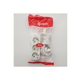 Makel 3'lü Topraklı Grup Priz 2 m Uzatma Kablolu