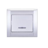 Makel Defne 1010243065021 Gümüş Işıklı Anahtar