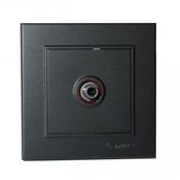Makel Karea 1010257050133 Füme 4dB F Konnektörlü Geçişli Uydu Prizi