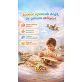 Maket Uçak 3D Ahşap Puzzle