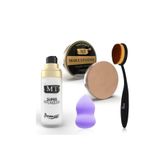 Makeuptime Makyaj Bazı+Kapatıcı+Kaşık Fırça+Sünger