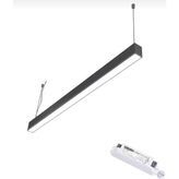 Maki Aydınlatma 100 cm Acil Kitli Linear Sarkıt Armatür Aydınlatma 42W - ANTRASİT KASA - 3000K - Gün Işığı