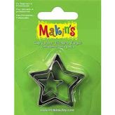 Makin's Clay 3 Parça Yıldız Kesme Kalıbı