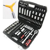 Makro Yapı 108 Parça 1/4" ve 1/2" Lokma ve Bits Tornavida Takımı