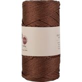 Makrome Ipi 3mm Polyester Kahve Simli