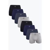 Malabadi Erkek 8'Li Karma Premium Collection Modal Boxer 8M251