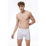 Malabadi Erkek Beyaz Biyeli Modal Boxer 017