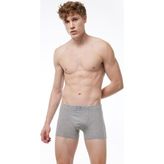 Malabadi Erkek Gri Pamuk Elastan Boxer 074 1M074