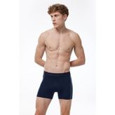 Malabadi Erkek Lacivert Biyeli Modal Boxer 017