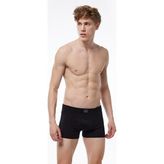Malabadi Erkek Siyah Pamuk Elastan Boxer 074 - XL