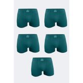 Malabadi Erkek Yeşil 5 Li Pamuk Elastan Boxer 5M074