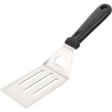 Mallart® Paslanmaz Çelik Geniş Mutfak Spatulası - Isıya Dayanıklı Sert Plastik Saplı Krep ve