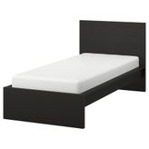 MALM/LÖNSET tek kişilik karyola, venge venge 90x200 cm