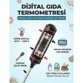 Mama Sıcaklık Ölçüm Süt Isı Ölçer Gıda Derece Ölçer Termometre Dijital Yiyecek Hazırlama Pil Var